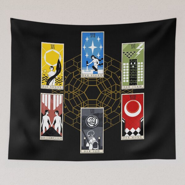 Item preview, Signalis Tarot Cards designed and sold by BitRadical.