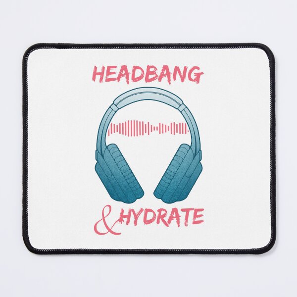 Item preview, Headphones | Headbang And Hydrate designed and sold by ObsidianDaz.