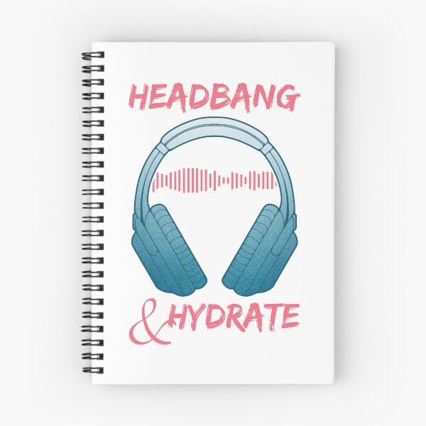 Item preview, Headphones | Headbang And Hydrate designed and sold by ObsidianDaz.