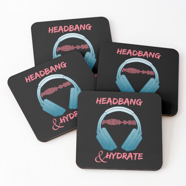 Item preview, Headphones | Headbang And Hydrate designed and sold by ObsidianDaz.