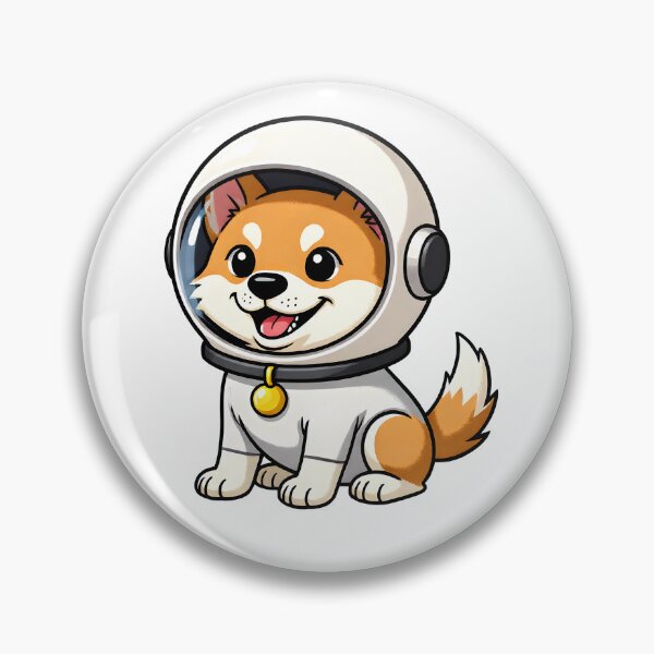Item preview, Shiba Inu Dog in a Spacesuit designed and sold by Cute-Dogs-Shop.