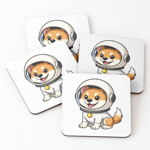 Item preview, Shiba Inu Dog in a Spacesuit designed and sold by Cute-Dogs-Shop.