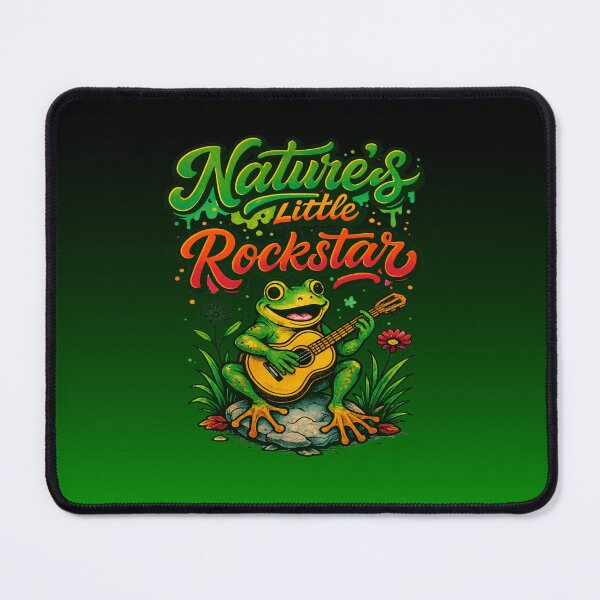 Item preview, Nature's Little Rockstar | Graphic Crewneck Bullfrog  designed and sold by skkyfaithArtz.
