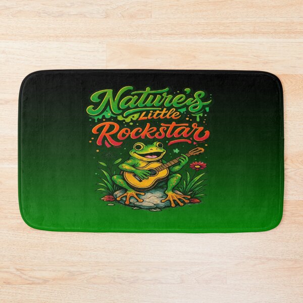 Item preview, Nature's Little Rockstar | Graphic Crewneck Bullfrog  designed and sold by skkyfaithArtz.
