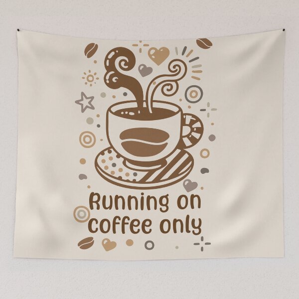 Item preview, Running on coffee only designed and sold by jhharoon.