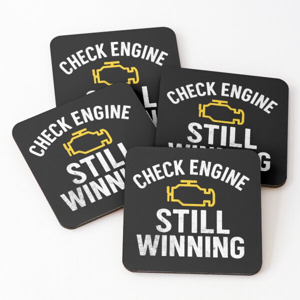 Item preview, Check Engine Still Winning Funny Car Racing designed and sold by CarantinedChaos.