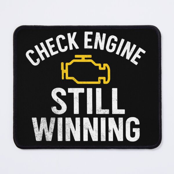 Item preview, Check Engine Still Winning Funny Car Racing designed and sold by CarantinedChaos.