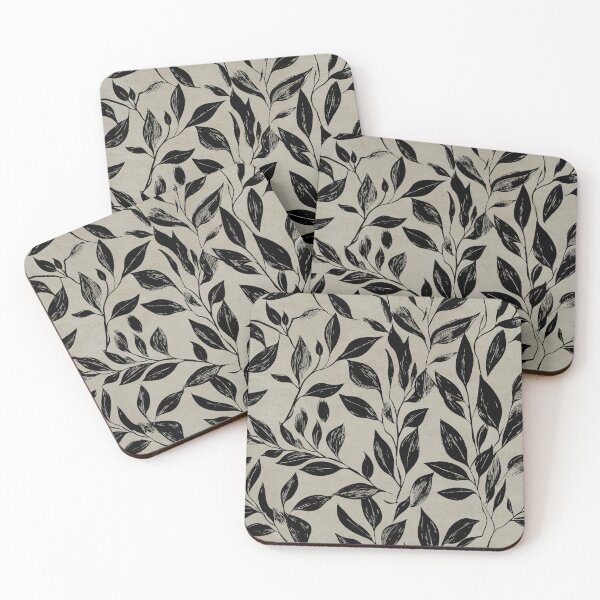 Item preview, Black Leaves designed and sold by Studio Vickn.