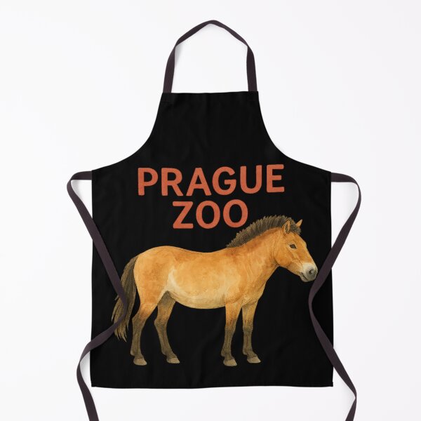 Item preview, Prague Zoo Przewalski’s Horse Watercolor Illustration designed and sold by EuropeanPrints.