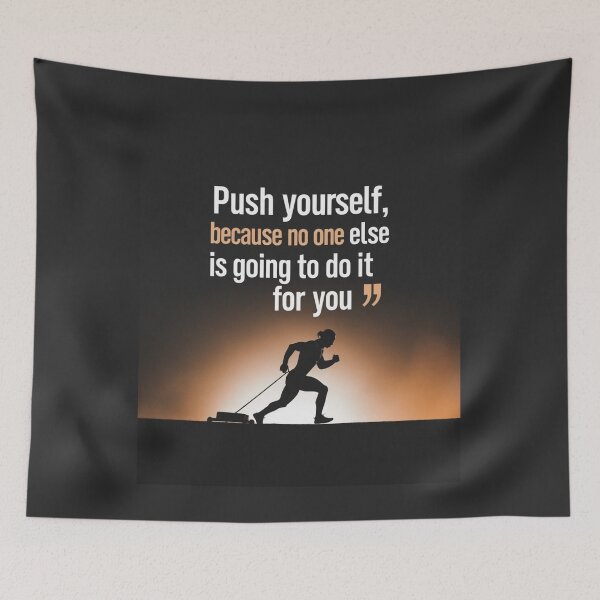 Item preview, Push Yourself – Motivational Fitness Tee | Inner Drive Workout Shirt | Gym Mindset Motivation Shirt designed and sold by MillionaireGenZ ⭐⭐⭐⭐⭐ (5.0).