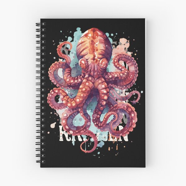 Item preview, Kraken in Watercolor designed and sold by PatronesKawai.