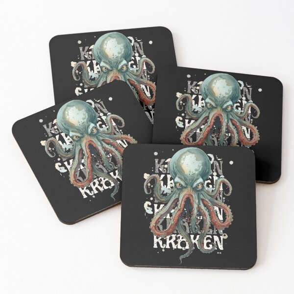 Item preview, Kraken in Watercolor designed and sold by PatronesKawai.