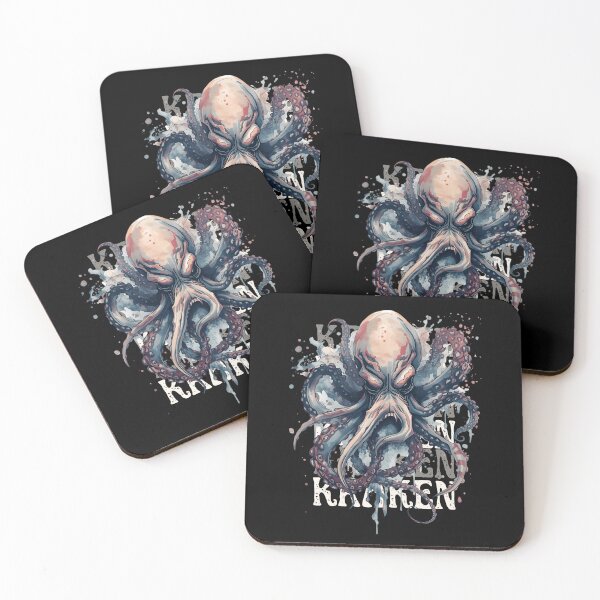 Item preview, Kraken in Watercolor designed and sold by PatronesKawai.