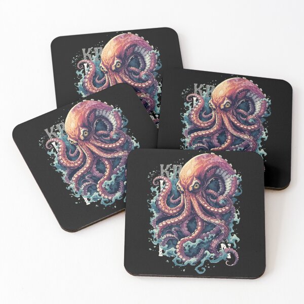 Item preview, Kraken in Watercolor designed and sold by PatronesKawai.
