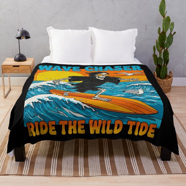 Item preview, Grim Reaper Surfing Wave Chaser designed and sold by TeeARTHY.