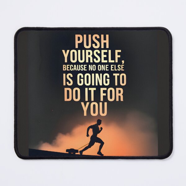 Item preview, Push Yourself – Mental Grit Fitness Tee | Strength Workout Mindset Motivation Shirt designed and sold by MillionaireGenZ ⭐⭐⭐⭐⭐ (5.0).