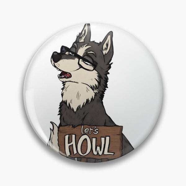 Item preview, Let's HOWL Wolf designed and sold by Mood Wavers.
