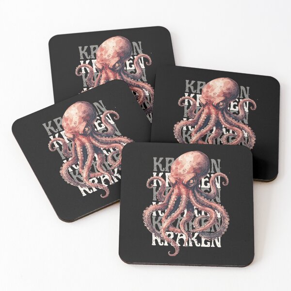 Item preview, Kraken in Watercolor designed and sold by PatronesKawai.