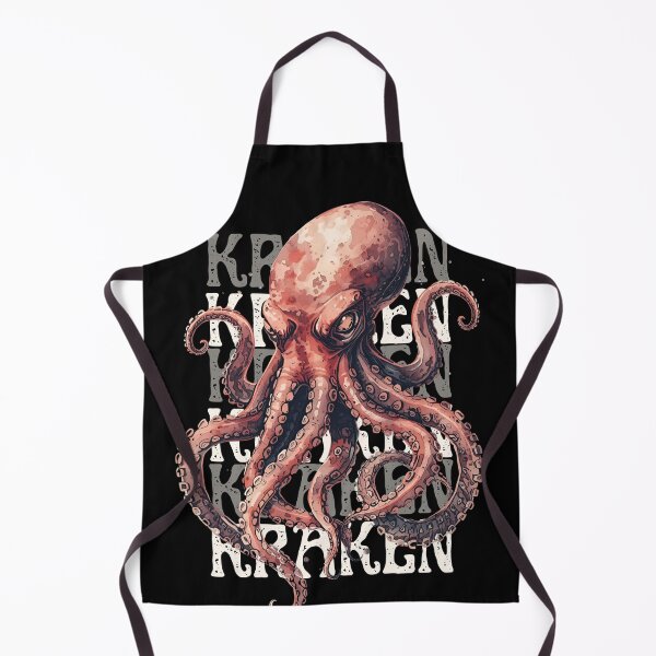 Item preview, Kraken in Watercolor designed and sold by PatronesKawai.