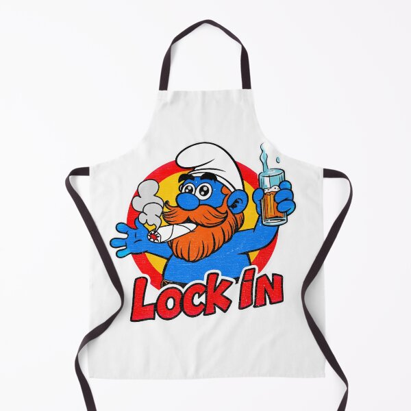 Item preview, Lock In Funny Party Gnome T-Shirt - Stoner Gnome Smoking Joint Holding Beer Meme Tee designed and sold by Rockwelder.