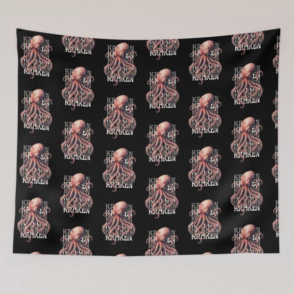 Item preview, Kraken in Watercolor designed and sold by PatronesKawai.