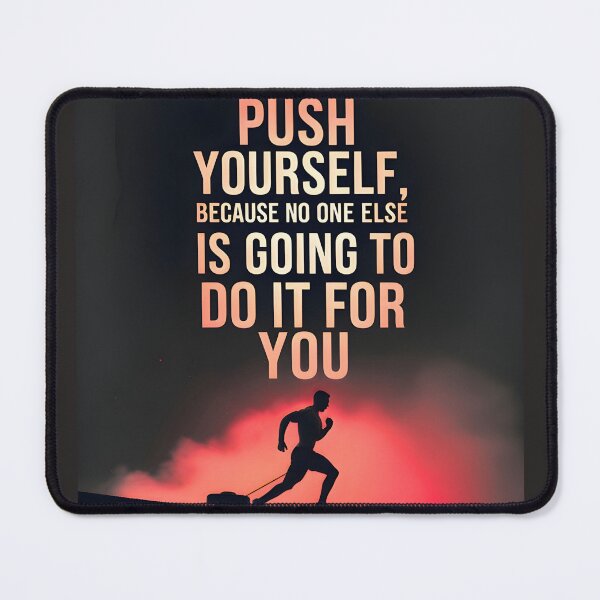 Item preview, Push Yourself – Morning Muscle Strength Workout Tee | Morning Motivation for Gym-Goers designed and sold by MillionaireGenZ ⭐⭐⭐⭐⭐ (5.0).
