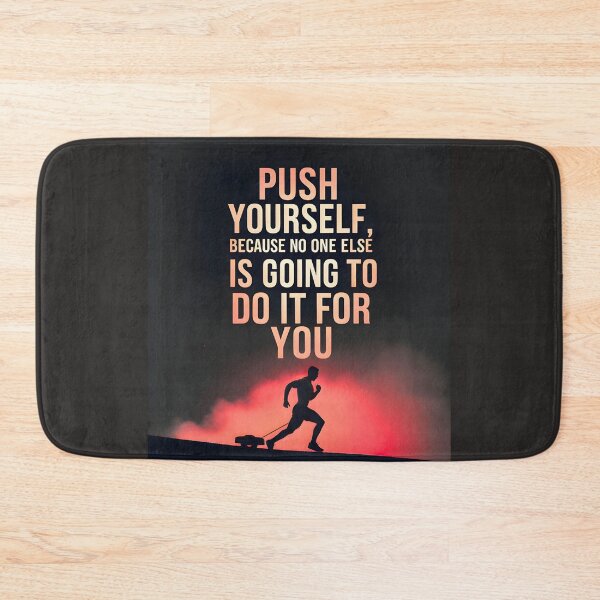 Item preview, Push Yourself – Morning Muscle Strength Workout Tee | Morning Motivation for Gym-Goers designed and sold by MillionaireGenZ ⭐⭐⭐⭐⭐ (5.0).