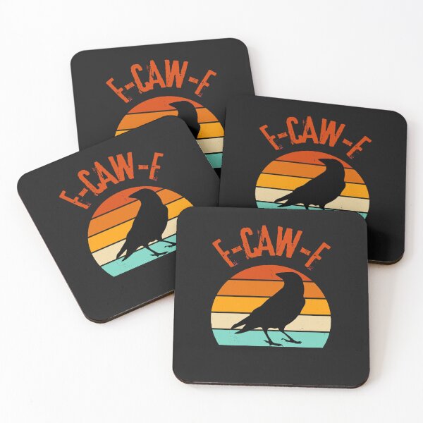 Item preview, Dark raven animal meme F Caw F animal meme Halloween designed and sold by erozzz.