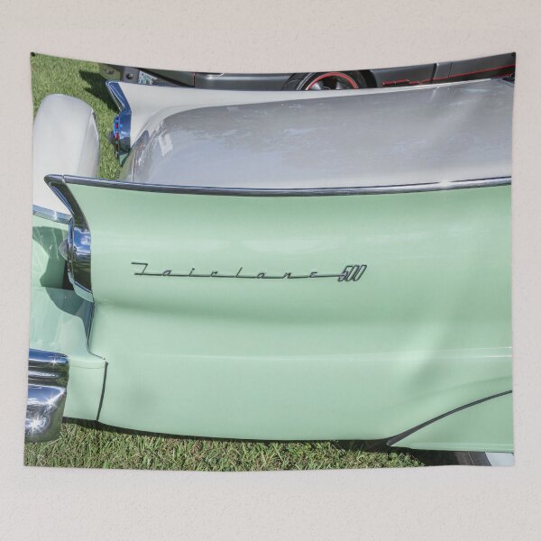 Item preview, 1957 Green & White Ford Fairlane Skyliner Convertible X146 designed and sold by RichFrancoCars.