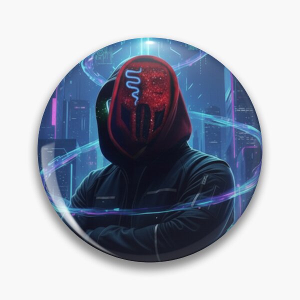 Item preview, Masked DJ Neon City – Sickick Music Inspired Art designed and sold by NerdsDesigns.