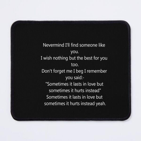 Item preview, adele nevermind i'll find someone like you lyrics designed and sold by eawhetnall34.