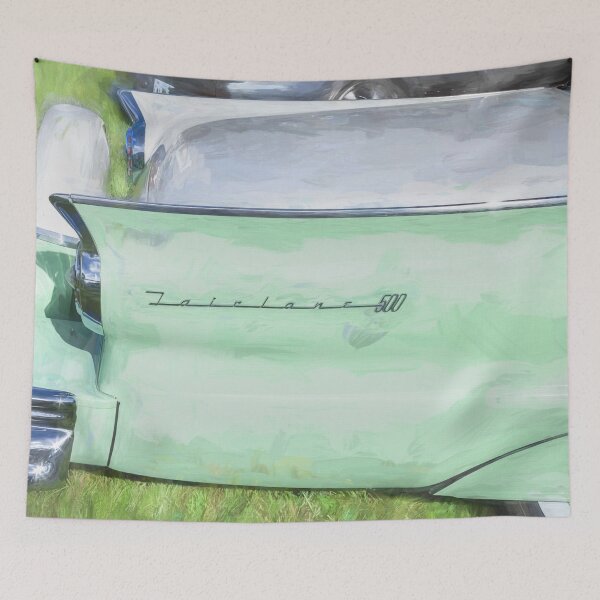 Item preview, 1957 Green & White Ford Fairlane Skyliner Convertible X147 designed and sold by RichFrancoCars.