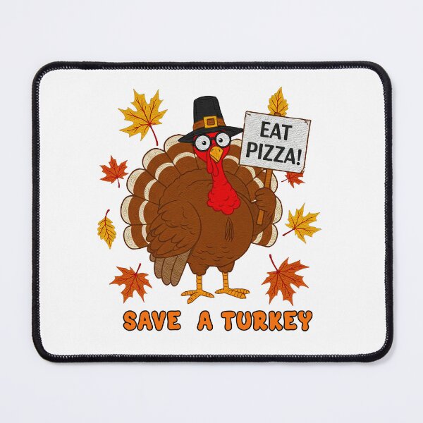 Item preview, Save A Turkey Eat Pizza Thanksgiving designed and sold by TeeARTHY.