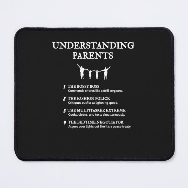 Item preview, Life with Parents – Hilarious Parenting Humor – Black designed and sold by PsyFlow35.