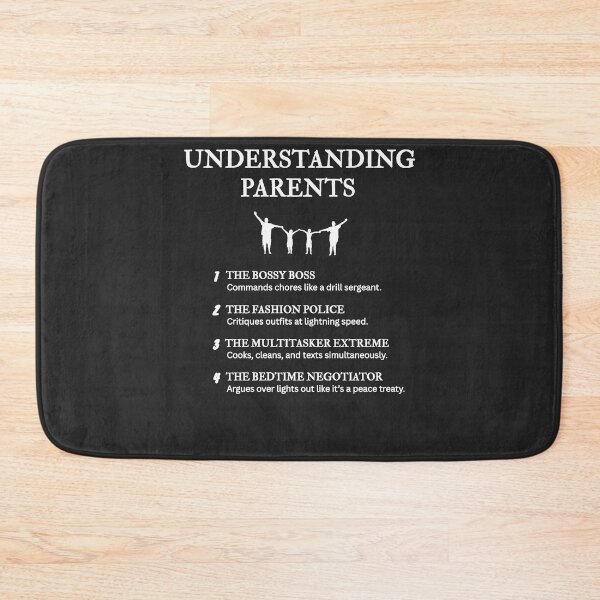 Item preview, Life with Parents – Hilarious Parenting Humor – Black designed and sold by PsyFlow35.