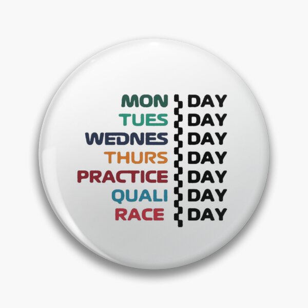 Item preview, Motorsport Weekly Schedule Funny designed and sold by Oniyasha.