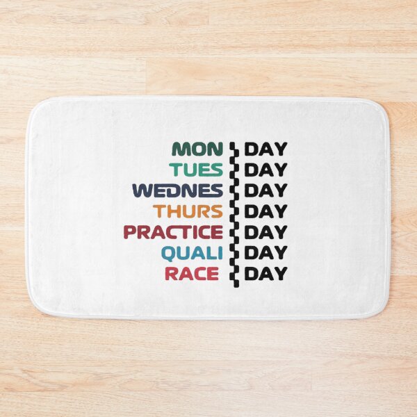 Item preview, Motorsport Weekly Schedule Funny designed and sold by Oniyasha.