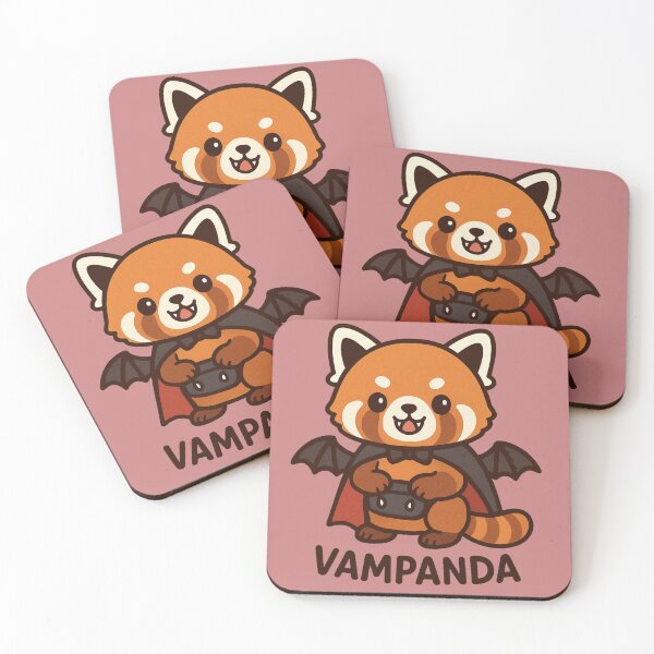 Item preview, Vampanda – Cute Vampire Red Panda designed and sold by MythoWorldddd.