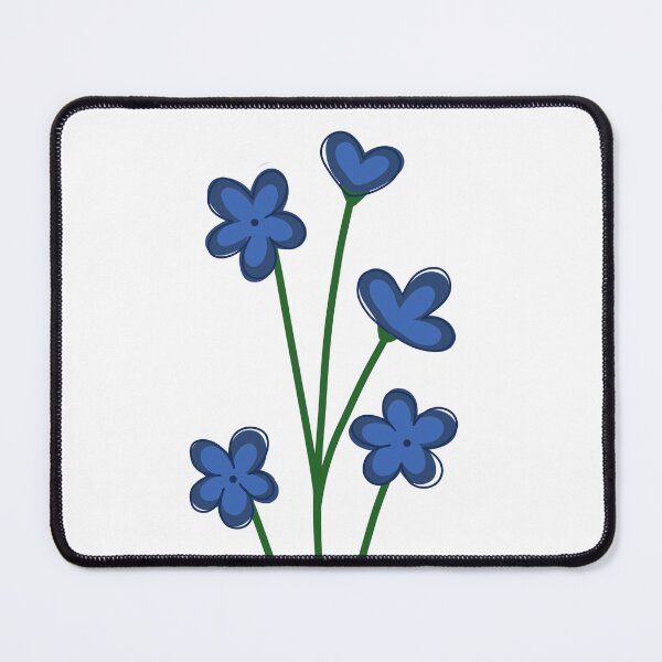 Item preview, blue bubble style flowers designed and sold by pinklillies47.