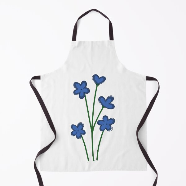 Item preview, blue bubble style flowers designed and sold by pinklillies47.