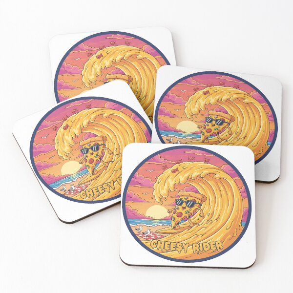 Item preview, Cheesy Rider Pizza Slice  designed and sold by LittleArij.