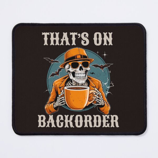 Item preview,   Funny Halloween Pharmacy Tech Skeleton That's BackOrder designed and sold by ZACK ART.