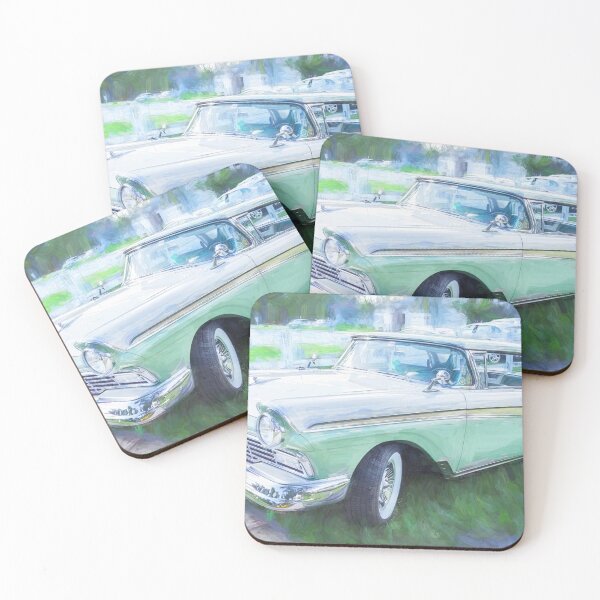 Item preview, 1957 Green & White Ford Fairlane Skyliner Convertible X151 designed and sold by RichFrancoCars.