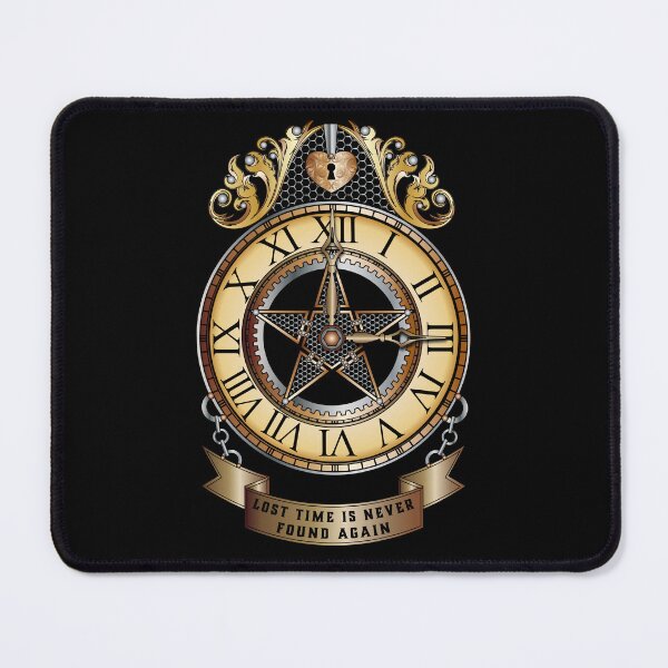 Item preview, Steampunk Pentacle Clock designed and sold by Mariposa Oscura The Dark Butterfly.