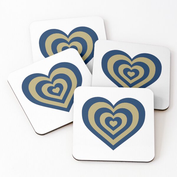 Item preview, Gold And Aggie Blue - Powerpuff Girls Retro Heart designed and sold by stefanclays.