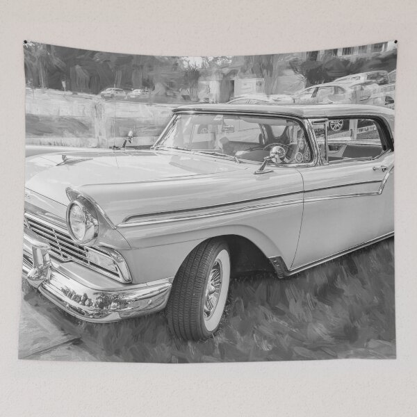 Item preview, 1957 Green & White Ford Fairlane Skyliner Convertible X152 designed and sold by RichFrancoCars.