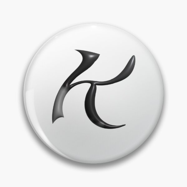 Item preview, Letter K – 3D Liquid Chrome Futuristic Monogram designed and sold by uncoXab.