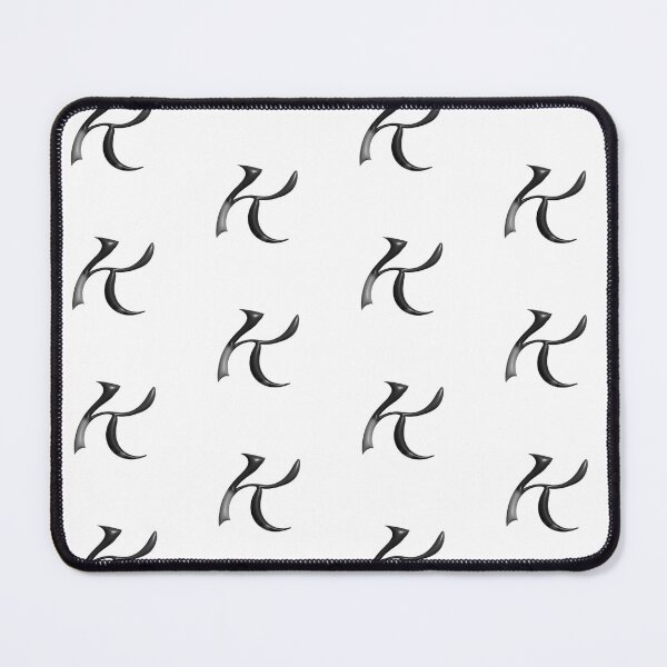 Item preview, Letter K – 3D Liquid Chrome Futuristic Monogram designed and sold by uncoXab.