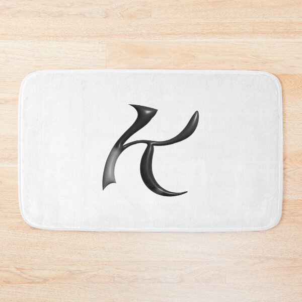 Item preview, Letter K – 3D Liquid Chrome Futuristic Monogram designed and sold by uncoXab.