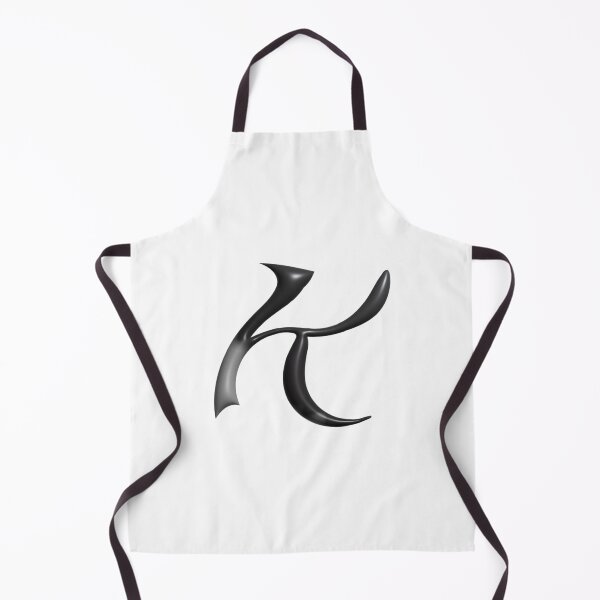 Item preview, Letter K – 3D Liquid Chrome Futuristic Monogram designed and sold by uncoXab.